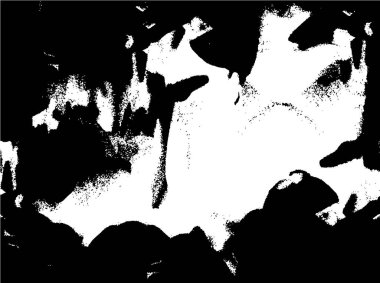 Soyut grunge arkaplanı. Monokrom dokusu. Siyah ve beyaz desenli arkaplan