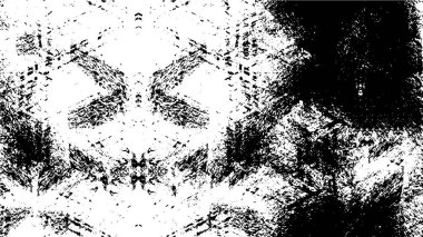 Soyut grunge arkaplanı. Monokrom dokusu. Siyah ve beyaz desenli arkaplan