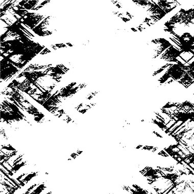 Soyut grunge arkaplanı. Monokrom dokusu. Siyah ve beyaz desenli arkaplan