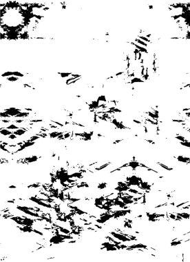 Soyut grunge arkaplanı. Monokrom dokusu. Siyah ve beyaz desenli arkaplan