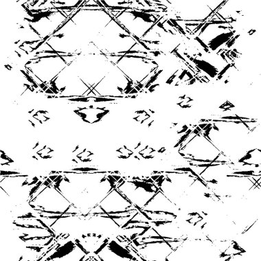 Soyut grunge arkaplanı. Monokrom dokusu. Siyah ve beyaz desenli arkaplan
