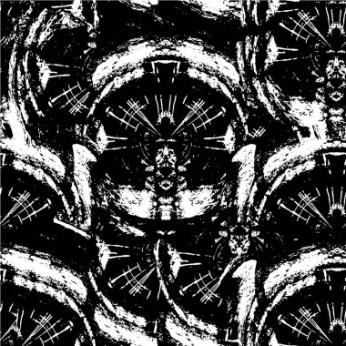 Soyut grunge arkaplanı. Monokrom dokusu. Siyah ve beyaz desenli arkaplan