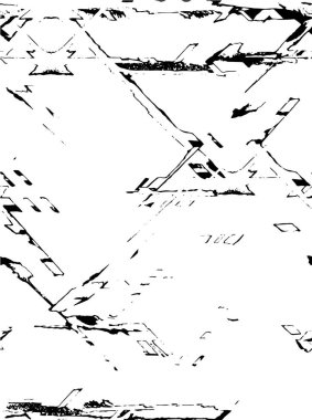 Soyut grunge arkaplanı. Monokrom dokusu. Siyah ve beyaz desenli arkaplan