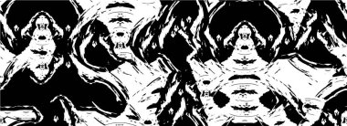 Soyut grunge arkaplanı. Monokrom dokusu. Siyah ve beyaz desenli arkaplan