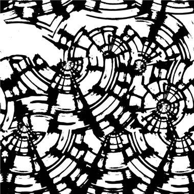 Soyut grunge arkaplanı. Monokrom dokusu. Siyah ve beyaz desenli arkaplan