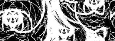 siyah ve beyaz grunge soyut desenli arkaplan            