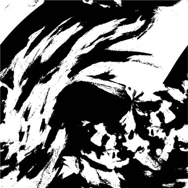 Soyut arkaplan. Monokrom dokusu. Siyah ve beyaz desenli arkaplan.