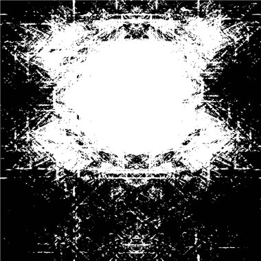 Abstract black and white vector background. Monochrome vintage surface with dirty pattern in cracks, spots, dots