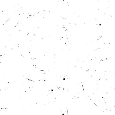 Abstract black and white vector background. Monochrome vintage surface with dirty pattern in cracks, spots, dots