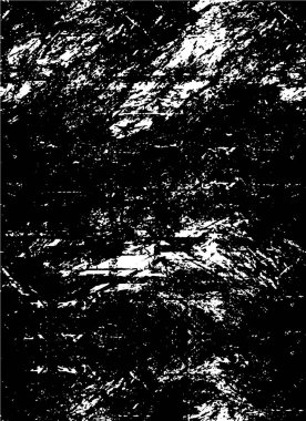 Abstract black and white vector background. Monochrome vintage surface with dirty pattern in cracks, spots, dots
