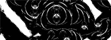 siyah ve beyaz grunge soyut desenli arkaplan            