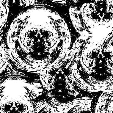 siyah ve beyaz grunge soyut desenli arkaplan            