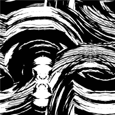 soyut dizaynlı yaratıcı siyah beyaz desen           