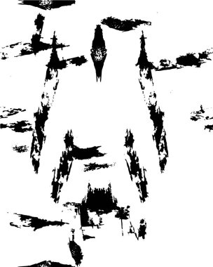 Siyah ve beyaz arkaplanın soyut grunge dokusu    