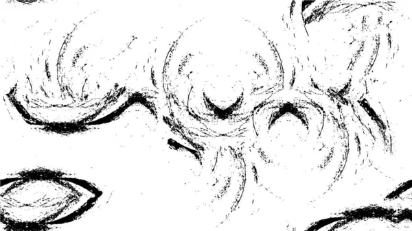 Проблемный Фон Черно Белой Текстуре Точками Пятнами Царапинами Линиями Абстрактная — стоковый вектор