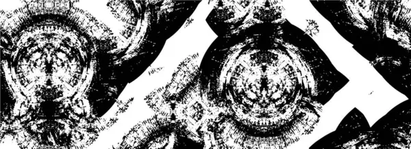 Noir Blanc Grunge Abstrait Texturé Fond — Image vectorielle
