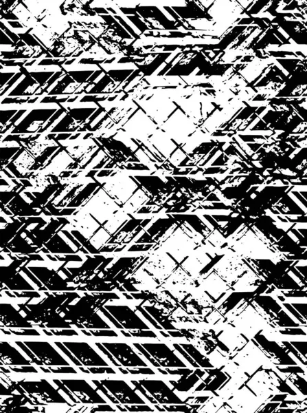 Svart Och Vitt Grunge Abstrakt Strukturerad Bakgrund — Stock vektor
