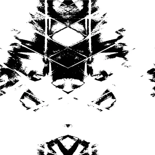 黒と白のグランジの抽象的な背景 — ストックベクタ