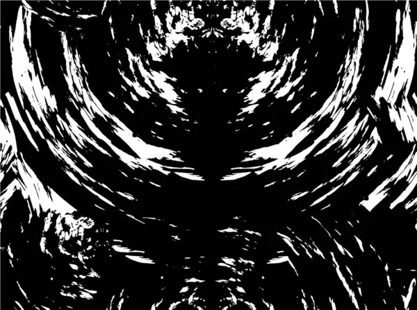 Чорно Білий Гранжевий Абстрактний Текстурований Фон — стоковий вектор