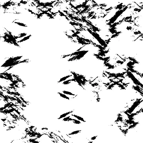 Siyah Beyaz Grunge Soyut Desenli Arkaplan — Stok Vektör