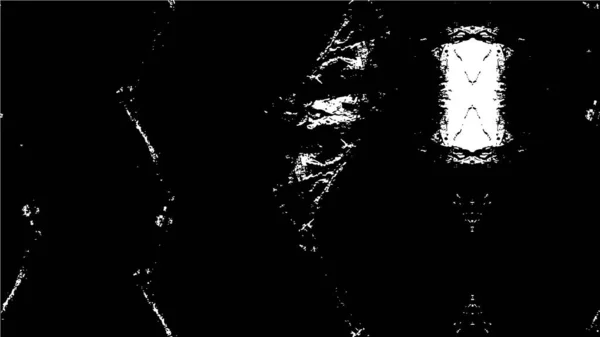 黒と白のグラウンジ抽象的なテクスチャの背景 — ストックベクタ