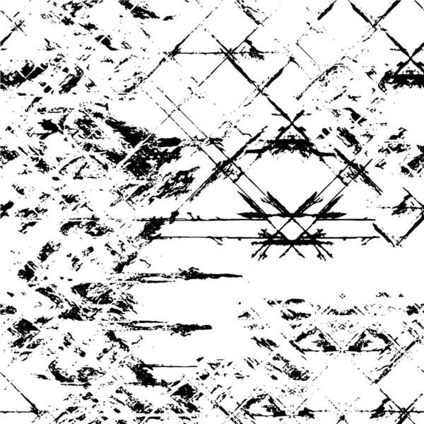 黑白背景的抽象的磨擦纹理 — 图库矢量图片