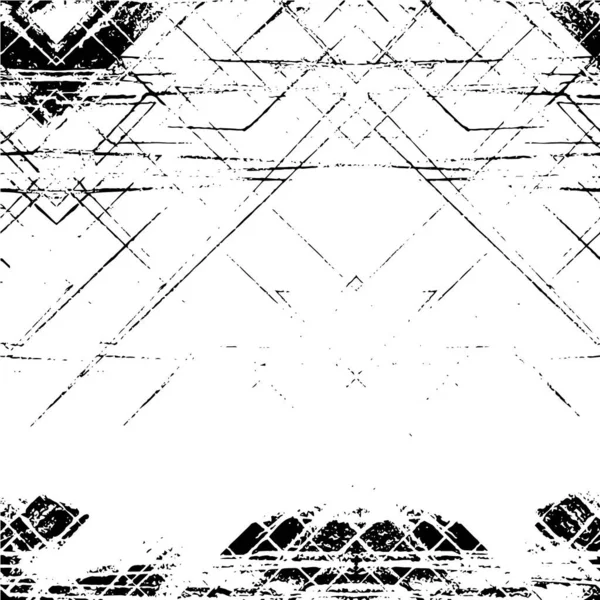 黒と白の背景の抽象的なグラウンジテクスチャー — ストックベクタ