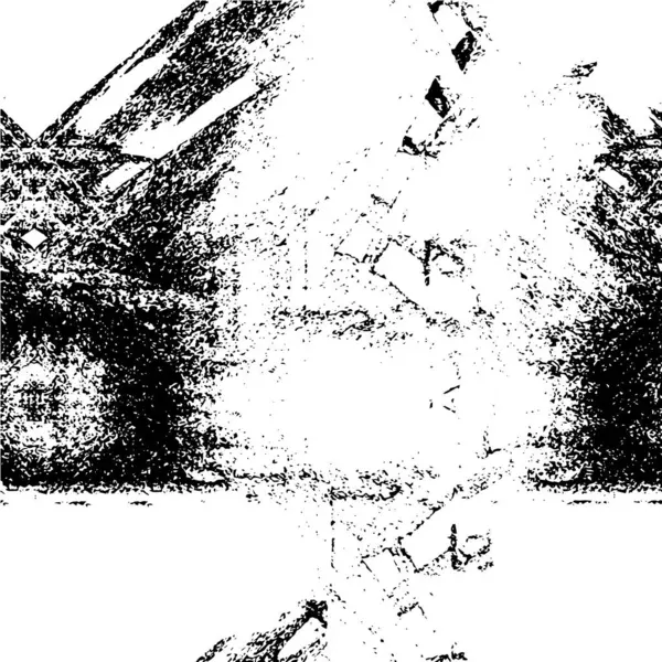 Abstracte Grunge Textuur Van Een Zwart Witte Achtergrond — Stockvector