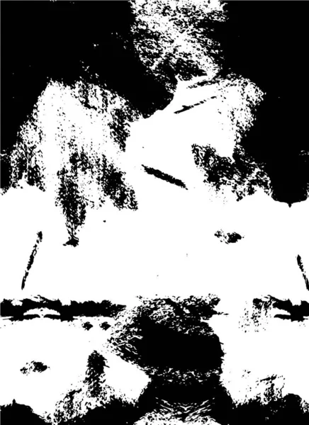 Textura Grunge Abstrato Fundo Preto Branco — Vetor de Stock