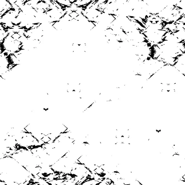 黑白背景的抽象的磨擦纹理 — 图库矢量图片