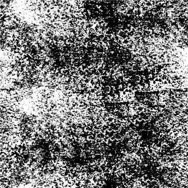 Abstract black and white vector background. Monochrome vintage surface with dirty pattern in cracks, spots, dots