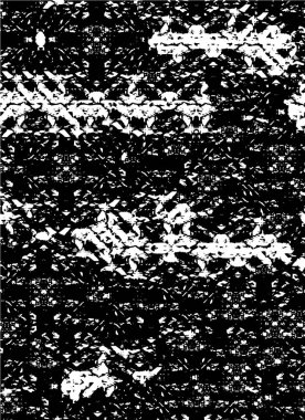 Abstract black and white vector background. Monochrome vintage surface with dirty pattern in cracks, spots, dots