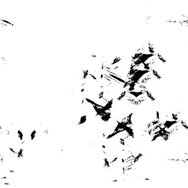 Abstract black and white vector background. Monochrome vintage surface with dirty pattern in cracks, spots, dots