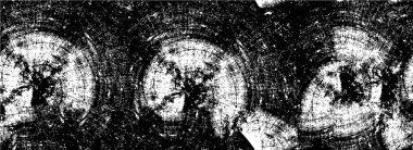 Abstract black and white vector background. Monochrome vintage surface with dirty pattern in cracks, spots, dots