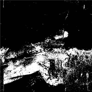 Siyah-beyaz renkli, tozlu, çizgili, sıkıntılı bir arka plan. Soyut vektör çizimi. soyut vektör illüstrasyonu.