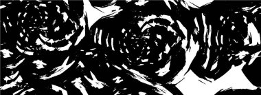 Sert siyah-beyaz dokular. Grunge 'un geçmişi. Soyut doku etkisi. Vektör İllüstrasyonu.