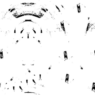 Sert siyah-beyaz dokular. Grunge 'un geçmişi. Soyut doku etkisi. Vektör İllüstrasyonu.