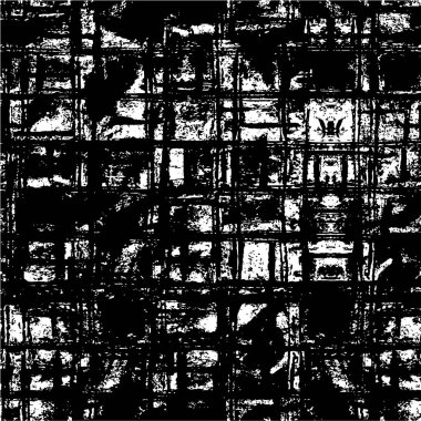 Sert siyah-beyaz dokular. Grunge 'un geçmişi. Soyut doku etkisi. Vektör İllüstrasyonu.