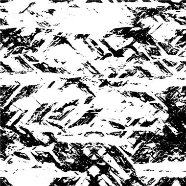 Kaba monokrom desen çizimi. Grunge 'un geçmişi. Soyut doku efekti.