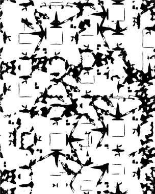 Siyah ve beyaz dokusunda sıkıntılı arkaplan 