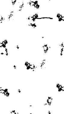 Siyah beyaz renkli, tozlu, benekli, sıkıntılı bir arka plan. Çizikler ve çizikler. soyut vektör illüstrasyonu.