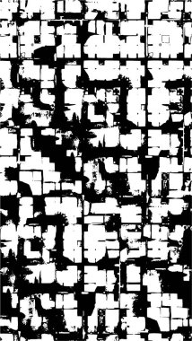 Siyah ve beyaz dokusunda sıkıntılı desen 