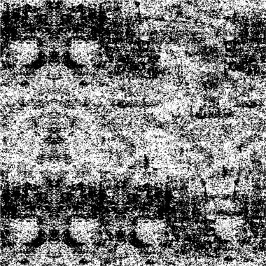 Siyah ve beyaz dokusunda sıkıntılı desen 