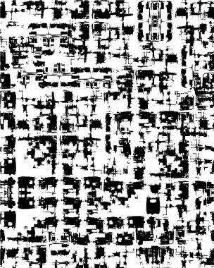 Siyah ve beyaz dokusunda sıkıntılı desen 