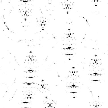 Siyah ve beyaz dokusunda sıkıntılı desen 