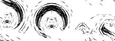 Abstract black and white vector background. Monochrome vintage surface with dirty pattern in cracks, spots, dots