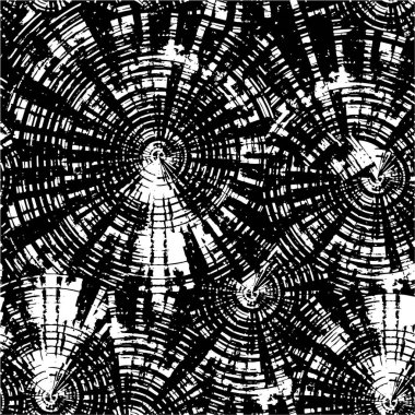 Abstract black and white vector background. Monochrome vintage surface with dirty pattern in cracks, spots, dots
