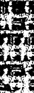 Abstract black and white vector background. Monochrome vintage surface with dirty pattern in cracks, spots, dots
