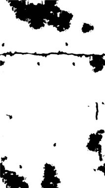 Abstract black and white vector background. Monochrome vintage surface with dirty pattern in cracks, spots, dots
