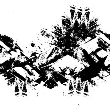 soyut dizaynlı yaratıcı siyah beyaz desen           